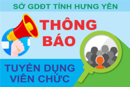Thông báo tuyển dụng viên chức vào làm việc tại các đơn vị sự nghiệp công lập trực ... 07/01/24