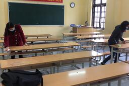 Trường THPT Triệu Quang Phục: Chuẩn bị những điều kiện tốt nhất đón học sinh đi học ... 11/02/20