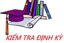 Lịch kiểm tra định kì tuần từ 04/5/2020 đến 09/5/2020 02/05/20