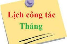 Lịch công tác tháng 11 năm 2020 03/11/20