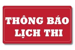 Lịch thi cuối HKI năm học 2020-2021 12/12/20