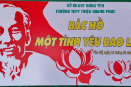 TRƯỜNG THPT TRIỆU QUANG PHỤC TỔ CHỨC KỶ NIỆM 132 NĂM NGÀY SINH CỦA BÁC ( 19/5/1890 – ... 19/05/22