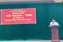 NGOẠI KHÓA TỔ TOÁN – TIN. Chủ đề: KỸ NĂNG SỐ VÀ AN TOÀN TRÊN INTERNET 19/10/22