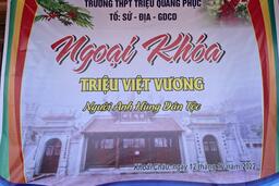NGOẠI KHÓA “TRIỆU VIỆT VƯƠNG – NGƯỜI ANH HÙNG DÂN TỘC” 13/12/22