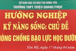 TƯ VẤN HƯỚNG NGHIỆP “HÀNH TRANG TƯƠNG LAI” VÀ HỌC KỸ NĂNG SỐNG VỚI CHỦ ĐỀ: “PHÒNG ... 18/04/23