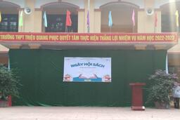 CHƯƠNG TRÌNH “NGÀY HỘI SÁCH” TRƯỜNG THPT TRIỆU QUANG PHỤC 24/04/23