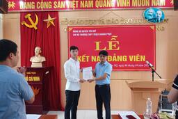CÔNG TÁC PHÁT TRIỂN ĐẢNG VIÊN TRẺ LÀ HỌC SINH TẠI CHI BỘ TRƯỜNG THPT TRIỆU QUANG PHỤC 06/09/23