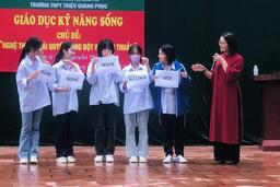 TRƯỜNG THPT TRIỆU QUANG PHỤC TỔ CHỨC GIÁO DỤC KĨ NĂNG SỐNG VỚI CHỦ ĐỀ: NGHỆ THUẬT ... 18/09/23