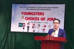 NGOẠI KHÓA TIẾNG ANH VỚI CHỦ ĐỀ: "THANH NIÊN VỚI SỰ LỰA CHỌN NGHỀ NGHIỆP" 10/12/20