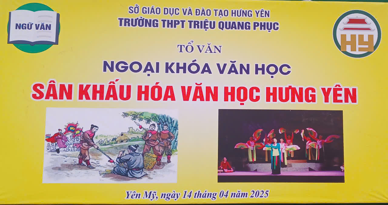 “SÂN KHẤU HOÁ VĂN HỌC HƯNG YÊN” - KẾT NỐI TRANG SÁCH VỚI ĐỜI SỐNG